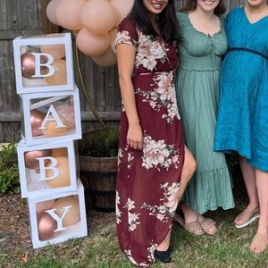 Paper Doll Maxi Wrap Dress